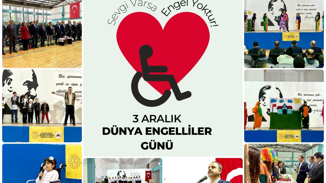 3 Aralık Dünya Engelliler Günü Programı