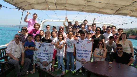Eğitim Öğretim Yılını İstanbul Boğazı´nda Bitirdiler
