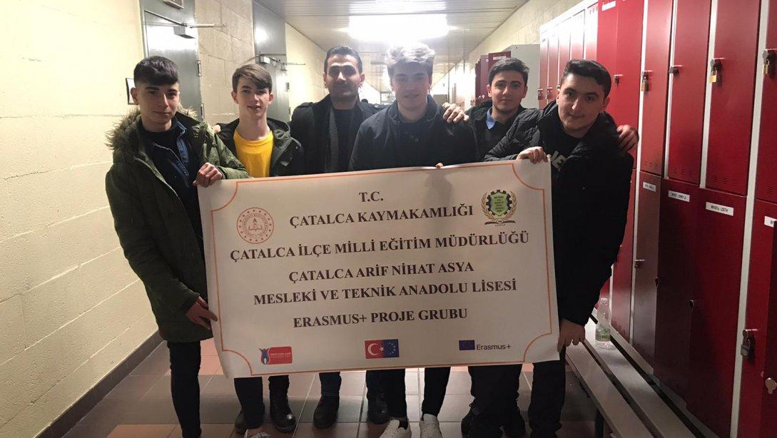 Arif Nihat Asya Mesleki ve Teknik Anadolu Lisesi Öğrencileri Avusturya da Staja Başladı..