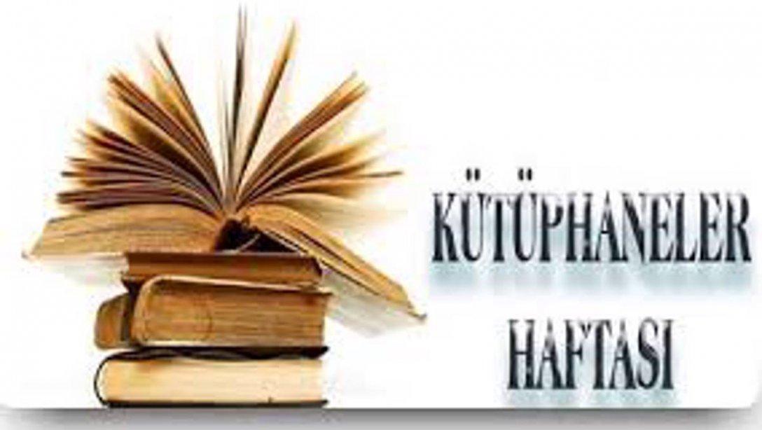 İlçe Milli Eğitim Müdürü Tayfun ÖZYOLCU  Kütüphaneler Haftasını kutladı.....