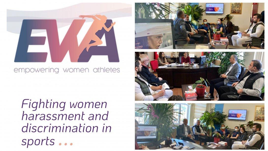 Kadın Sporcuların Güçlendirilmesi  EWA  projesinin tanıtım toplantısı