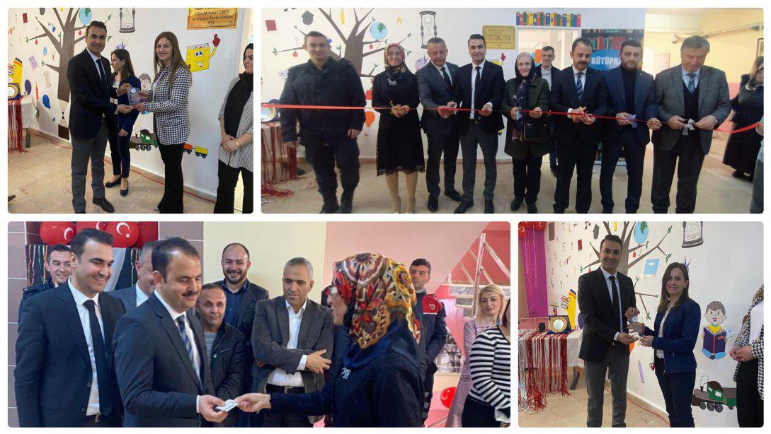 İhsan Akdoğan İlk/ Ortaokulumuzun Kütüphane Açılışı