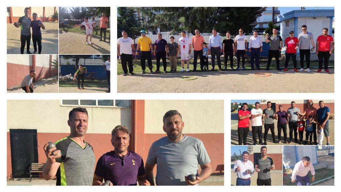 Öğretmeniyle Güzel İstanbul Projesi kapsamında düzenlediğimiz Öğretmenler Arası Bocce Turnuvası