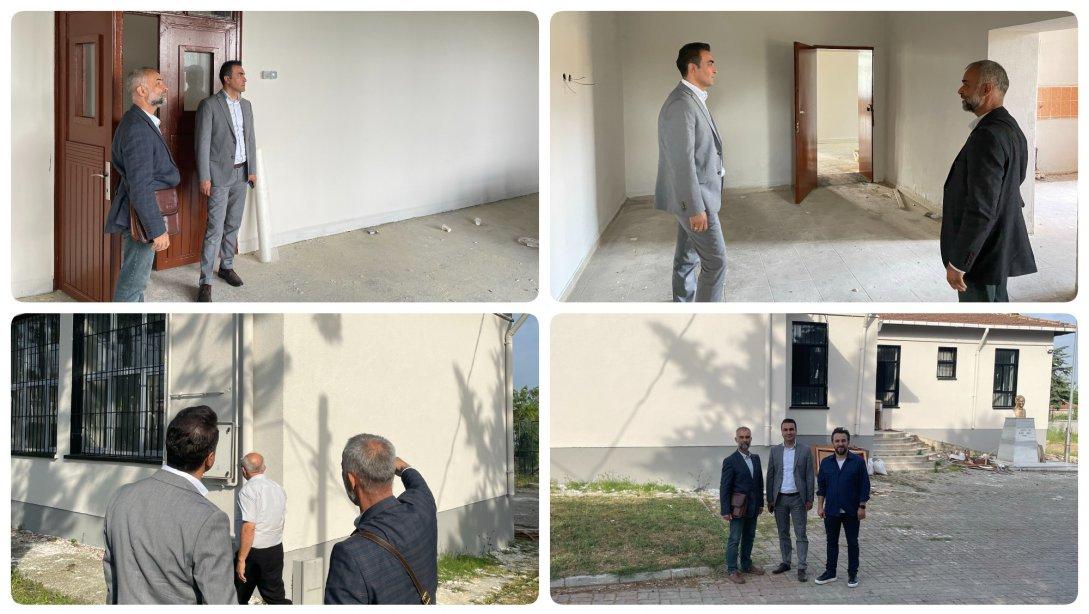 İnovasyon Biyomimetik Merkezi Projesinin Gerçekleştirileceği Elbasan'daki Okulumuzda İncelemeler