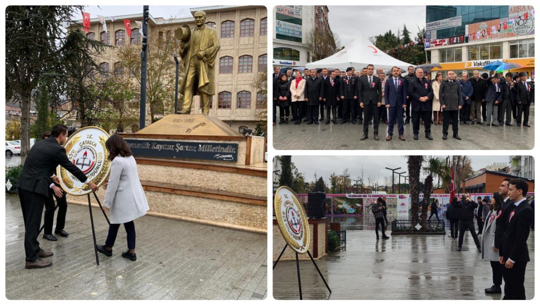 24 Kasım Öğretmenler Günü Atatürk Anıtı'na Çelenk Sunma Töreni