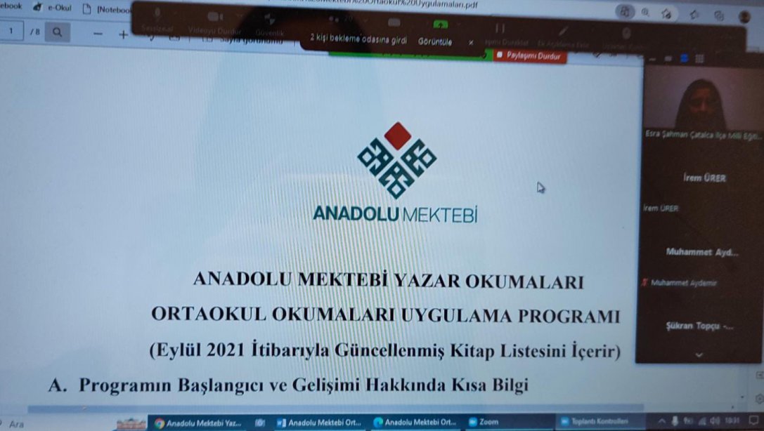 Anadolu Mektebi Projesi