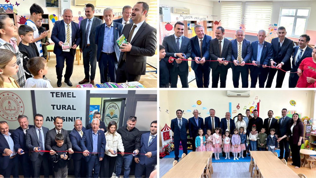 Yalıköy İlk/Ortaokulu'nda Kütüphane ve Ana Sınıfı Açılışı